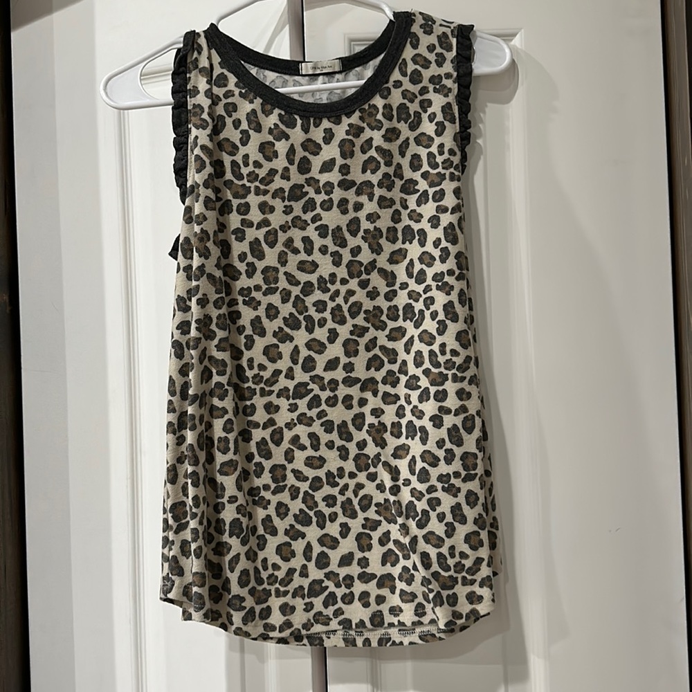 Leopard tank top